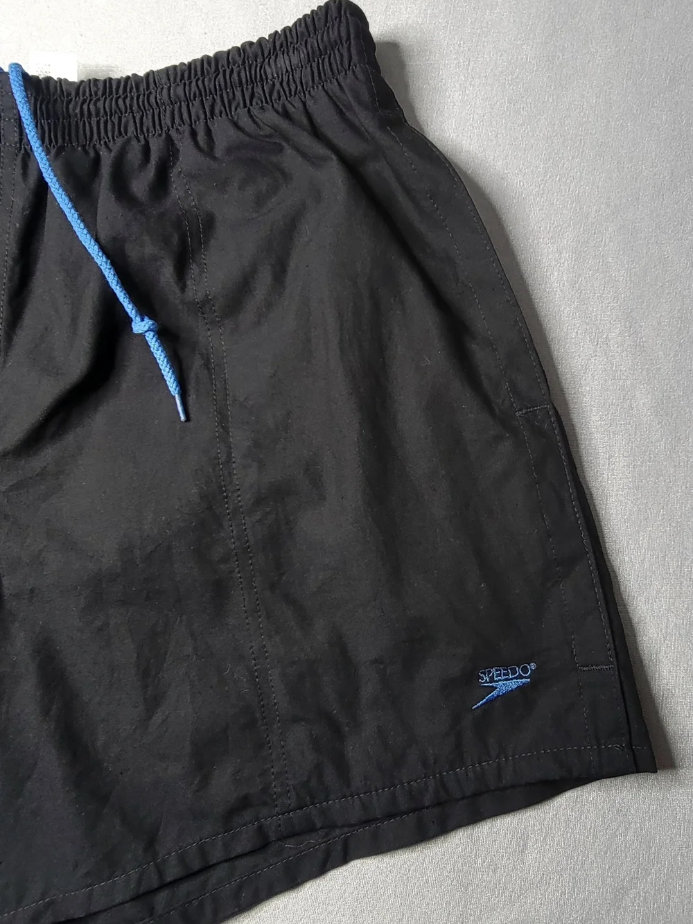 Speedo Vintage Swin Mens Short Nylon Mesh Lined Swinwear 90' Size L